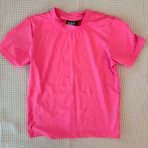 Pink Kids Swim Shirt